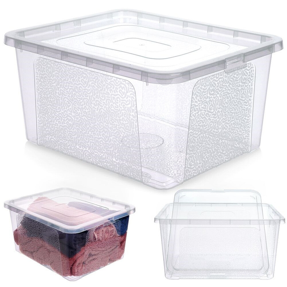 Aufbewahrungsbehälter Aufbewahrungsbox Kiste Behälter Container mit Deckel 20 L