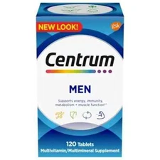 SM Centrum Men Multivitamin/Multimineral Supplement 120 Tablets