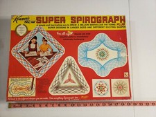 Vintage Kenner's New Super Spirograph Game Nearly Complete 1969