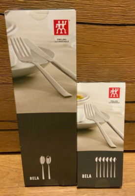 ZWILLING, HENCKELS, Salatbesteck-Set und Latte Machiato Löffel-Set, NEU