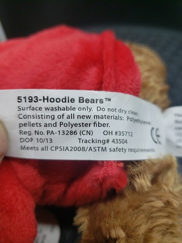 Philadephia Phillies Talking Hoodie Bears Hunter Currently Not Working - Picture 6 of 7