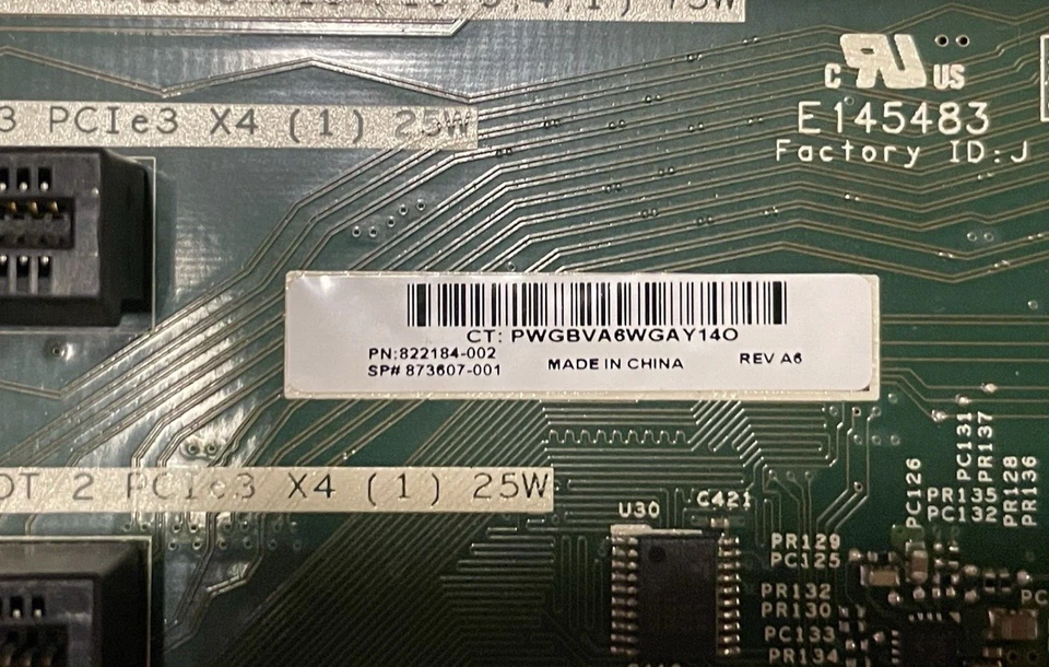 Bundle Mainboard HP ProLiant ML30 Gen9 822184-002 ( E3-1220V6 + 2x 8GB DDR4 Ram - Image 3 of 4