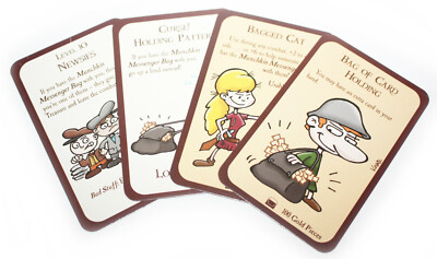 Munchkin: 4 x very rare Munchkin Card / Gamecards from Messenger Bag - engl. 