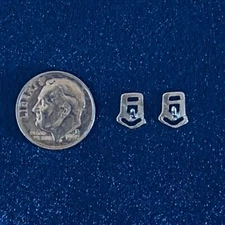 SULSER SADDLERY 1:9 Traditional TRACE HANGERS (Carriers) for Harness SILVER-TONE