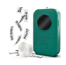 Phomemo D30 Portable Bluetooth Label Printer Machine  with Tape-Dark Green