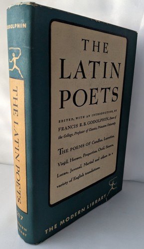 The Latin Poets 1st Modern Library 217 HC DJ Virgil Ovid Seneca Catullus etc.