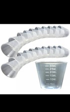 75 Medication Plastic Measure Guided Measuring Cup Container Pot 30ml