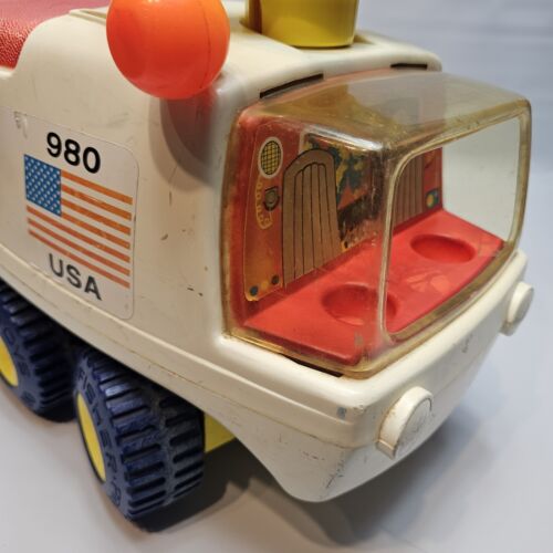 Vtg Fisher-Price 6 Wheel Space Explorer Ride-On ATV Car FP-980 1970's - Picture 16 of 20