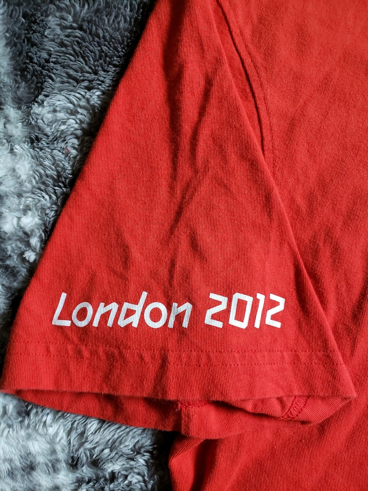 Adidas Officially Licensed 2012 London Olympics Shirt Men's Size 2XL Tee Red thumbnail 4