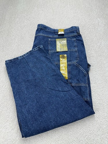 Lee Latzhose Herren Carpenter Jeans 54x32 Original Stone Dunkelblau Neu Mit Etikett