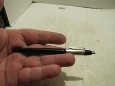 VTG 1948-57 EVERSHARP BLACK/CHROME PEN LITTLE ENGR. CO. OR 8-8343 PEN USED
