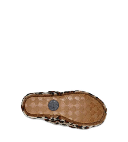 Women’s Size 7 Leopard UGG Fluff Yeah Slippers Leopard Print - Picture 3 of 3