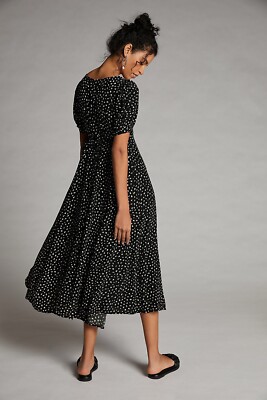 NWT FAITHFULL THE BRAND Sz M US 6 MORGANA MIDI DRESS IN EVELINE FLORAL  PRINT | eBay
