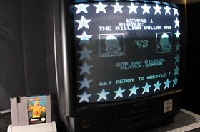 Nintendo WrestleMania WWF NES vintage original classic video game cartridge 1989