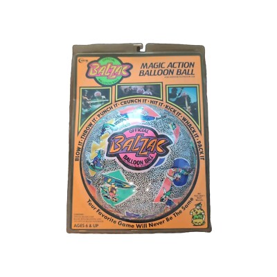 BRAND NEW VINTAGE 1989 BALZAC BALL SEALED MILTON BRADLEY BALLON MAGIC ACTION
