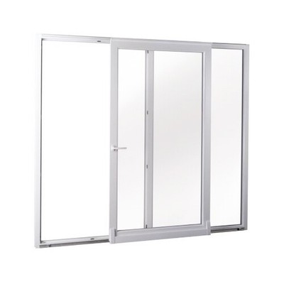Fenster Schiebefenster Schiebetür Tür Kunststoff 3 Fach 2 flügelig