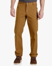 Carhartt Men's Rugged Flex Relaxed Fit Duck Utility Work Pant - 32Wx30L - Brown