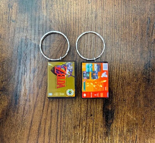 Llavero para juego Nintendo 64 CUALQUIER JUEGO que quieras regalos para jugadores de Zelda Mario y más - Imagen 2 de 12