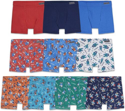 Fruit of the Loom Toddler Boys' Assorted Boxer Briefs - Picture 7 of 8