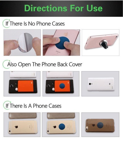 ATL 360° InCar Magnetic Air Vent Holder Mobile Phone SAMSUNG GALAXY S5 S6 S7 S8 - 第 3/11 張圖片