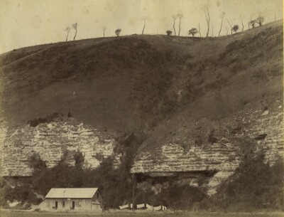 Frankreich Etretat die Klippe altes Foto 1890 #1