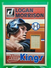 Logan Morrison 2014 MLB Panini Donruss Baseball Bat Kings Relic #13 Mariners