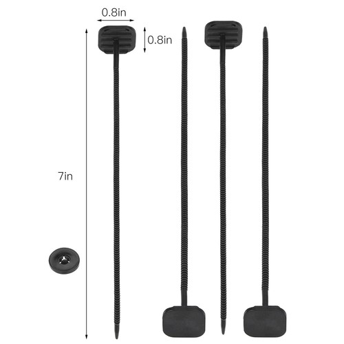 Fan Mounting Kit, 2-Pack Electric Radiator Fan Mounting Kit Compatible for Elec - Afbeelding 4 van 8