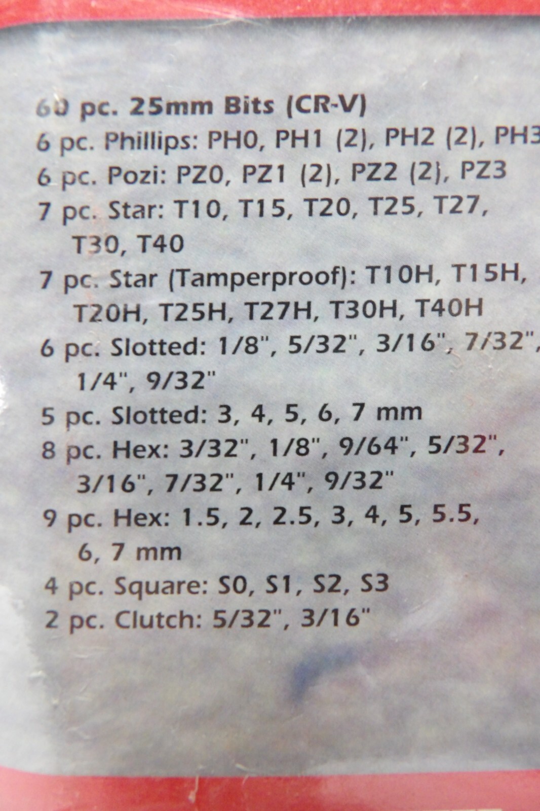 Napa Evercraft 99 pc. Insert Bit Set #775-1569