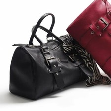 Kate MOSS for LONGCHAMP Handtasche 'Gloucester' - Leder - schwarz