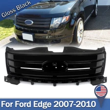 For Ford Edge Upper Grille Reinforcement W/ Gloss Black Trim Assembly 2007-2010