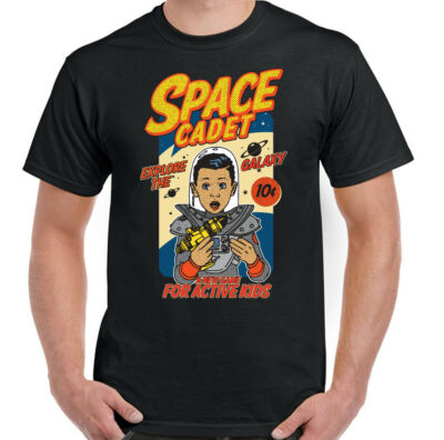Space Cadet T-Shirt Mens Funny Geek Nerd Astronomy Spaceman Science Fiction  UK