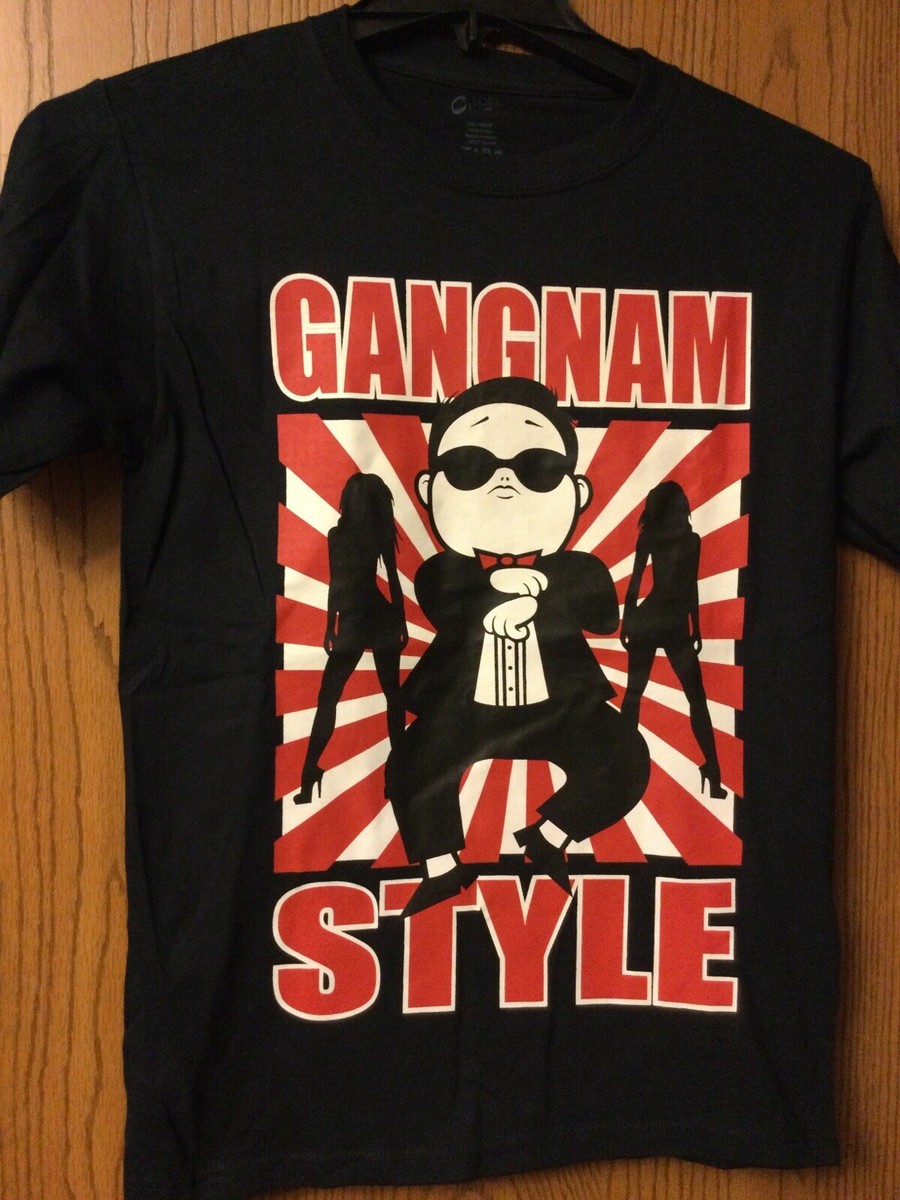 Gangnam Style - Black Shirt - Adult S. | eBay