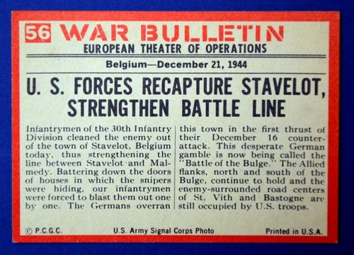 WAR BULLETIN Cards, 1965 Philadelphia Gum (U-Pick - Complete Your Set) - Picture 90 of 146