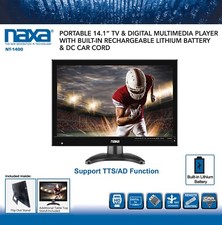 Naxa Portable 14 TV Digital Media Player w/ Built-in Battery - FREE SHIPPING