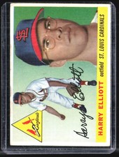 1955 Topps - In Last Word Visible in Text #137 Harry Elliott (RC)