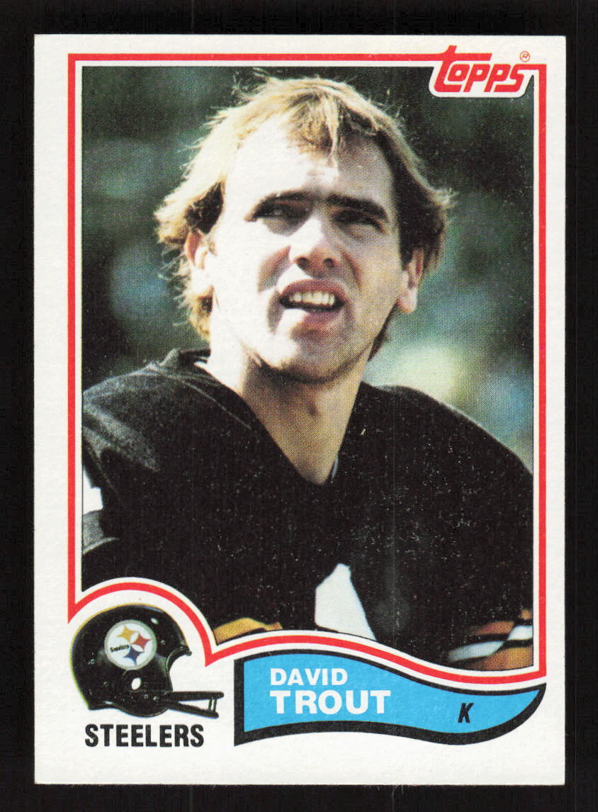 1982 Topps #221 David Trout Rookie Pittsburgh Steelers | eBay
