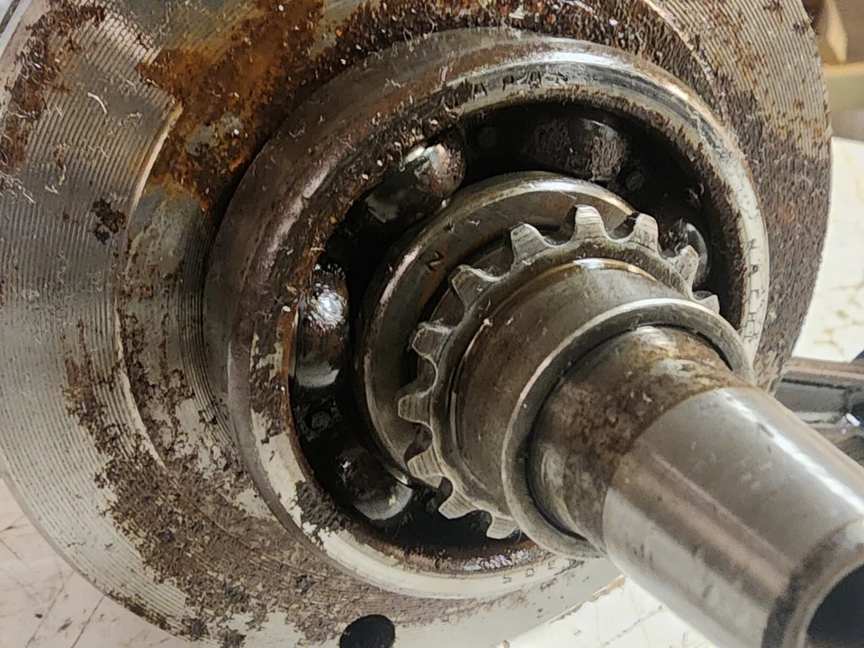 Honda SL125 K0 1971 motor cigüeñal montaje sl 125 k 0 O o HM 331 Foto 3 de 4