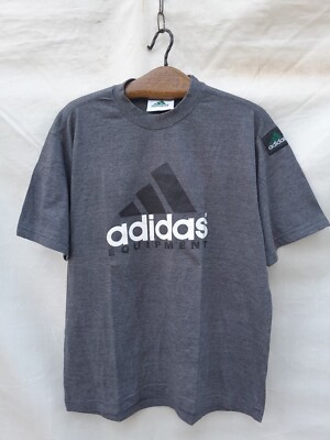 Vintage adidas Equipment Shirt Men's Medium Dark Grey