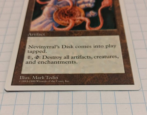 MTG Nevinyrral's Disk LP Rare Anthologies 1 ATH - Picture 3 of 5
