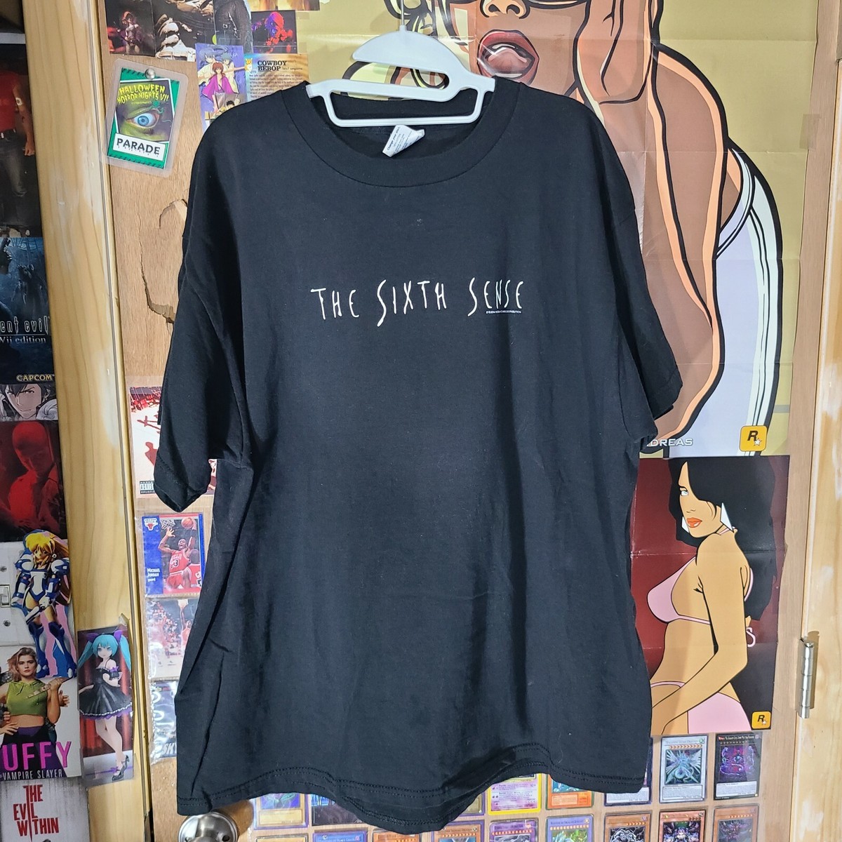VTG The Sixth Sense 6th Tee T-Shirt sz XL Movie Promo Horror VTG The Sixth Sense 6th Tee T-Shirt sz XL Movie Promo Horror