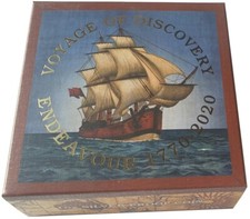 Australien 1 Oz Silber Endeckungsreise Endeavour Schiff 2020 PP nur 5.000 St&uuml;ck!