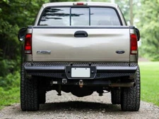 New Ranch Style Rear Bumper 99 - 16 Ford F250 F350 Super Duty 