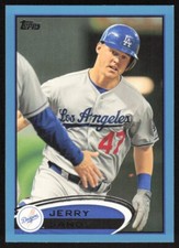 2012 Topps Walmart Blue Jerry Sands #486 Los Angeles Dodgers