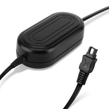 Power Supply for Sony HDR-CX190 DCR-SR83 HDR-HC3 HDR-SR8 Charger, Charging Cable