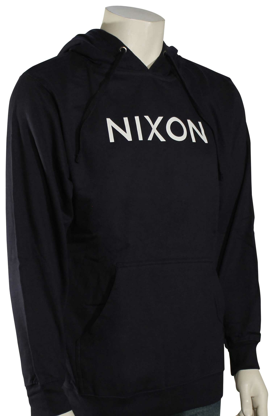 Пуловер с капюшоном Nixon Wordmark — темно-синий — новинка