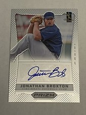 Jonathan Broxton 2012 Panini Prizm Chrome Autograph Auto SP Card Cincinnati Reds