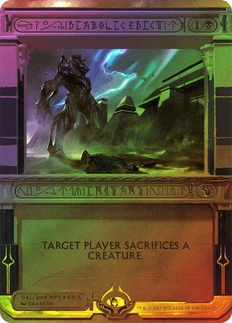 Diabolic Edict 41 Masterpiece Series: Amonkhet Invocations for