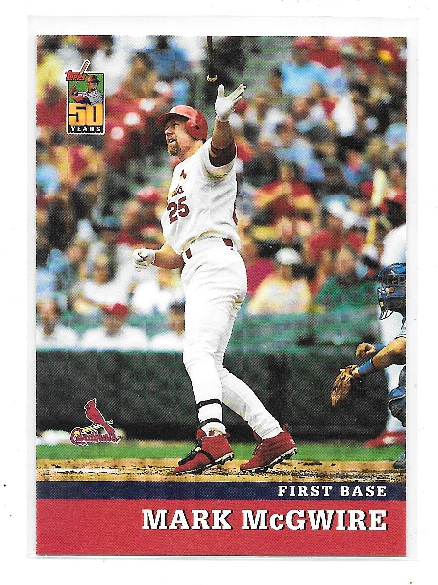 2001 Post Cereal Baseball Mark McGwire Cardinals #6 NRMT