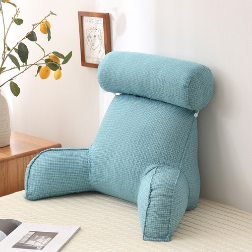 2023 Bed Rest Reading Pillow Sit up Cushion for Bed Backrest Support Sofa Couch - Picture 16 of 35