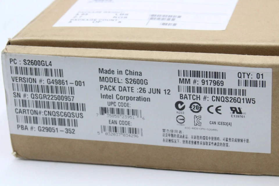 INTEL S2600G (Z/L) DUAL LGA2011 DDR3 G11481-355 Motherboard Server Board HT1 - Image 4 of 4